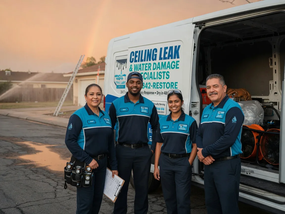 Ceiling Leak Cleanup company in Starford, PA