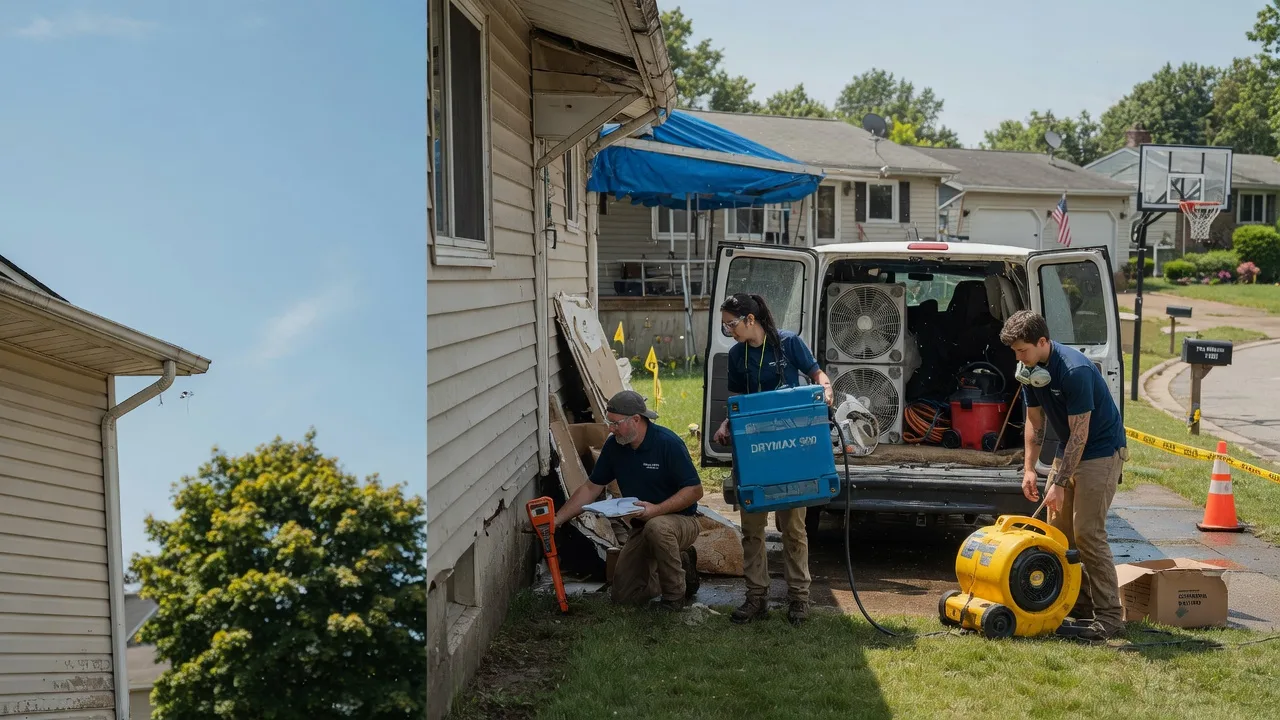 Ceiling Leak Cleanup in Starford, PA near me
